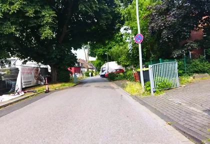 Streckenfoto bei Kilometer 0,6