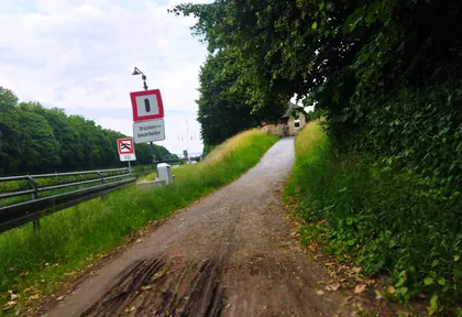 Streckenfoto bei Kilometer 22,6