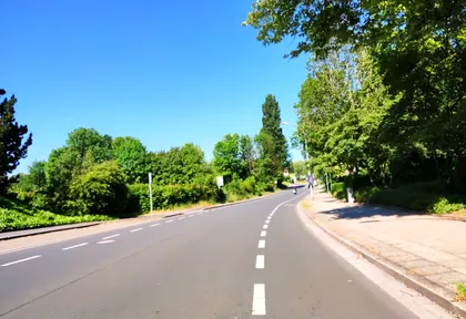 Streckenfoto bei Kilometer 6