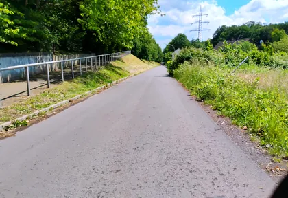 Streckenfoto bei Kilometer 21,6