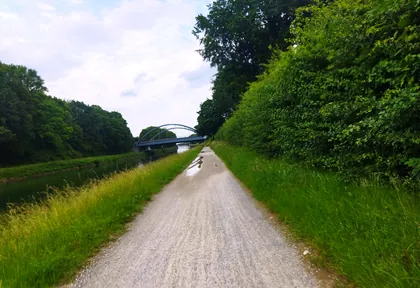 Streckenfoto bei Kilometer 23,4