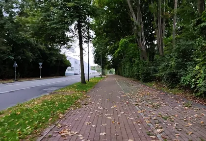 Streckenfoto bei Kilometer 4