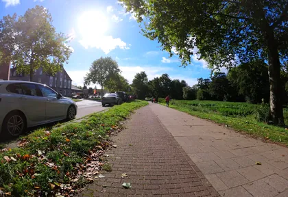 Streckenfoto bei Kilometer 1,2