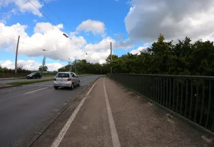 Streckenfoto bei Kilometer 8,6