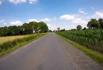 Streckenfoto bei Kilometer 34,4