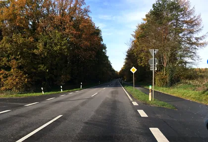 Streckenfoto bei Kilometer 16,2