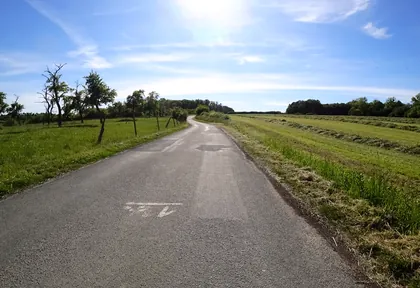 Streckenfoto bei Kilometer 23,8