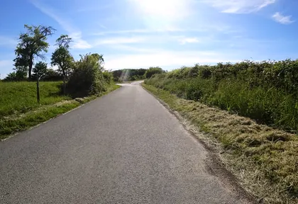 Streckenfoto bei Kilometer 23,8