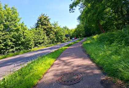 Streckenfoto bei Kilometer 26,2