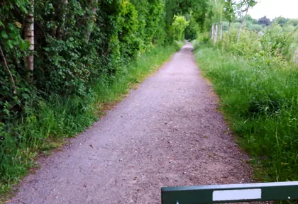 Streckenfoto bei Kilometer 27,5