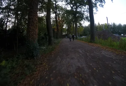 Streckenfoto bei Kilometer 0,4