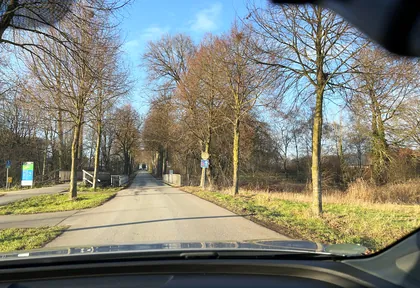 Streckenfoto bei Kilometer 9,4
