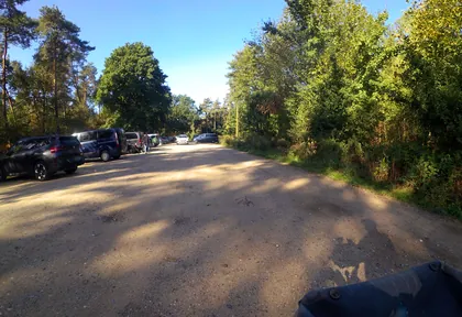 Route photo at kilometre 17