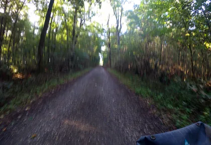 Route photo at kilometre 20.4