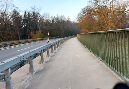 Streckenfoto bei Kilometer 10,6