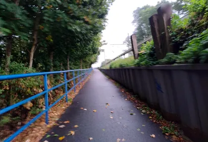 Streckenfoto bei Kilometer 1,8