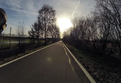 Streckenfoto bei Kilometer 16,6