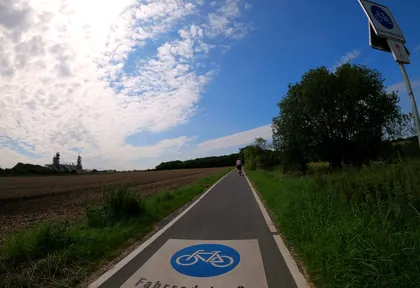 Streckenfoto bei Kilometer 30