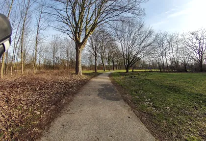 Streckenfoto bei Kilometer 1,4