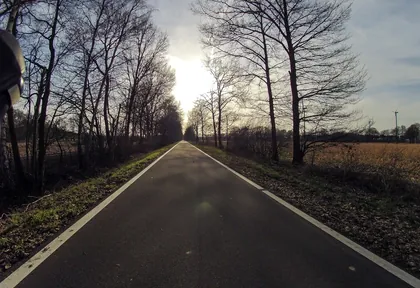 Streckenfoto bei Kilometer 17,4