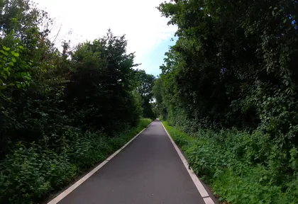 Streckenfoto bei Kilometer 26,8