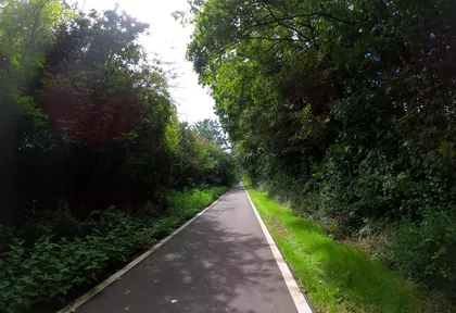 Streckenfoto bei Kilometer 27,8