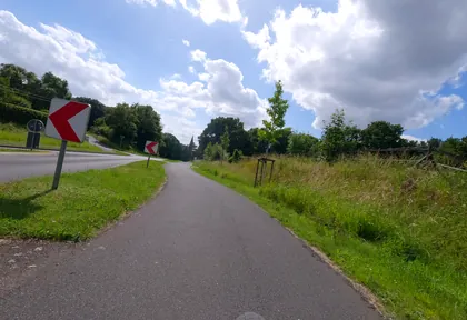 Streckenfoto bei Kilometer 18,6