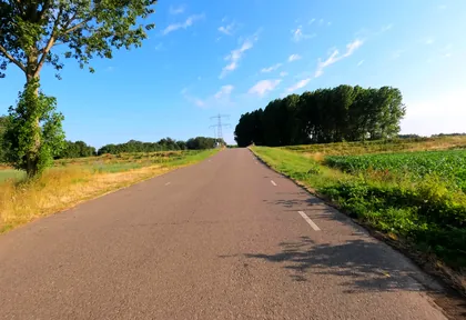 Routefoto bij kilometer 27,4