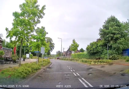 Routefoto bij kilometer 5