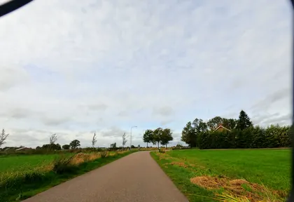 Routefoto bij kilometer 14,6