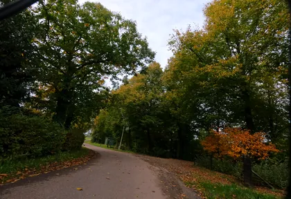 Routefoto bij kilometer 14,4