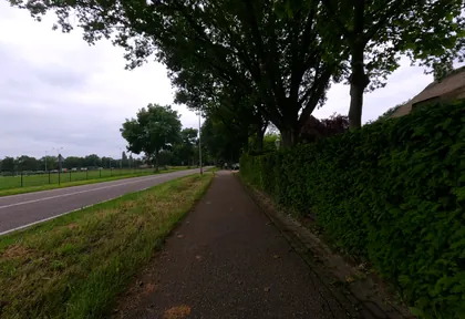 Routefoto bij kilometer 6,3