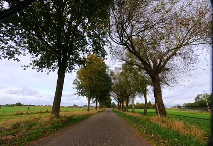 Routefoto bij kilometer 14,7