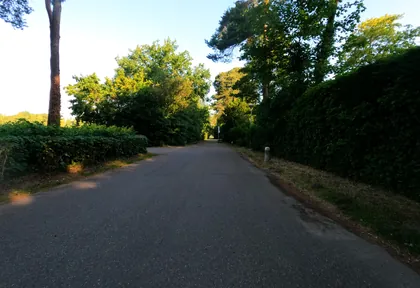 Routefoto bij kilometer 22,2