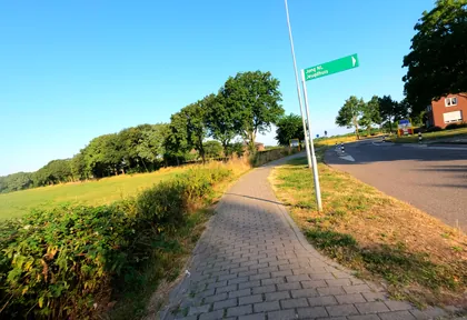 Routefoto bij kilometer 19,4