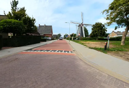 Routefoto bij kilometer 4,6