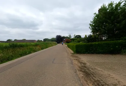 Routefoto bij kilometer 6