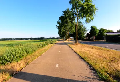 Routefoto bij kilometer 18,6