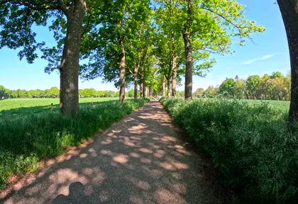 Routefoto bij kilometer 42,6