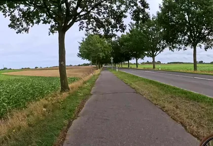Routefoto bij kilometer 28,8