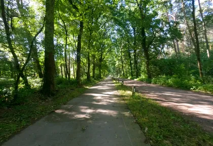 Routefoto bij kilometer 8,6