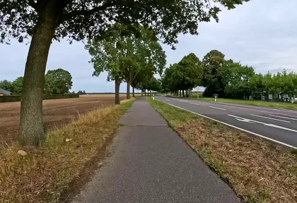 Routefoto bij kilometer 28,2