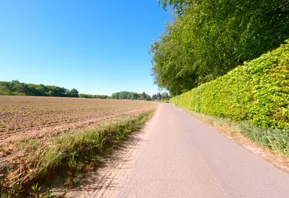 Routefoto bij kilometer 4,6