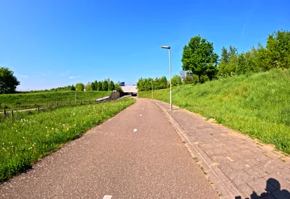 Routefoto bij kilometer 43,4