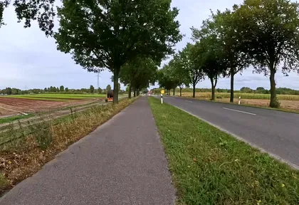Routefoto bij kilometer 27