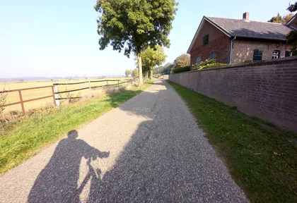 Routefoto bij kilometer 48