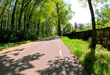 Routefoto bij kilometer 14,2