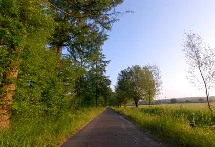 Routefoto bij kilometer 36,6