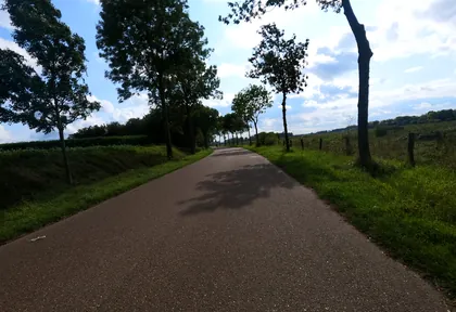 Routefoto bij kilometer 47,4