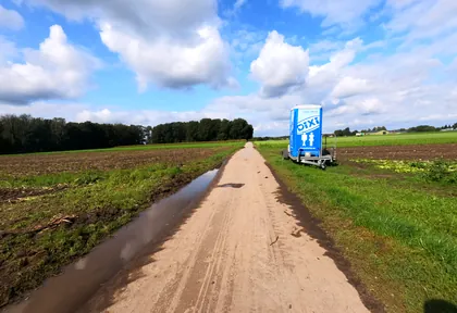 Routefoto bij kilometer 32